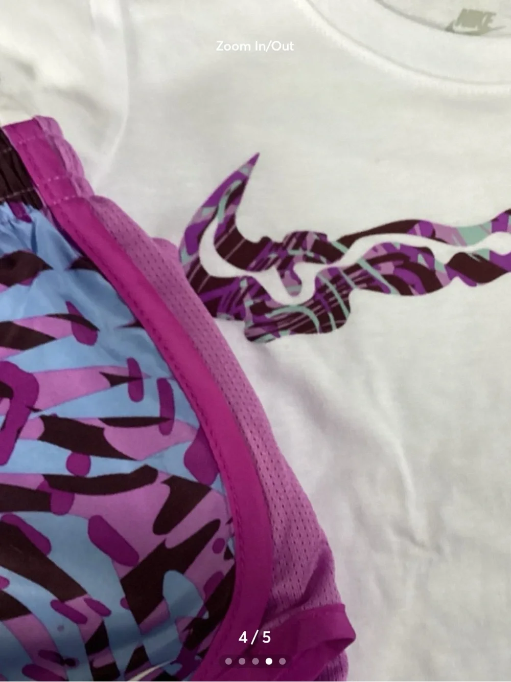 Nike Tee & Shorts outfit girls size 4/4T(NWT) ~PRICE FIRM, NO OFFERS~ - Picture 4 of 5